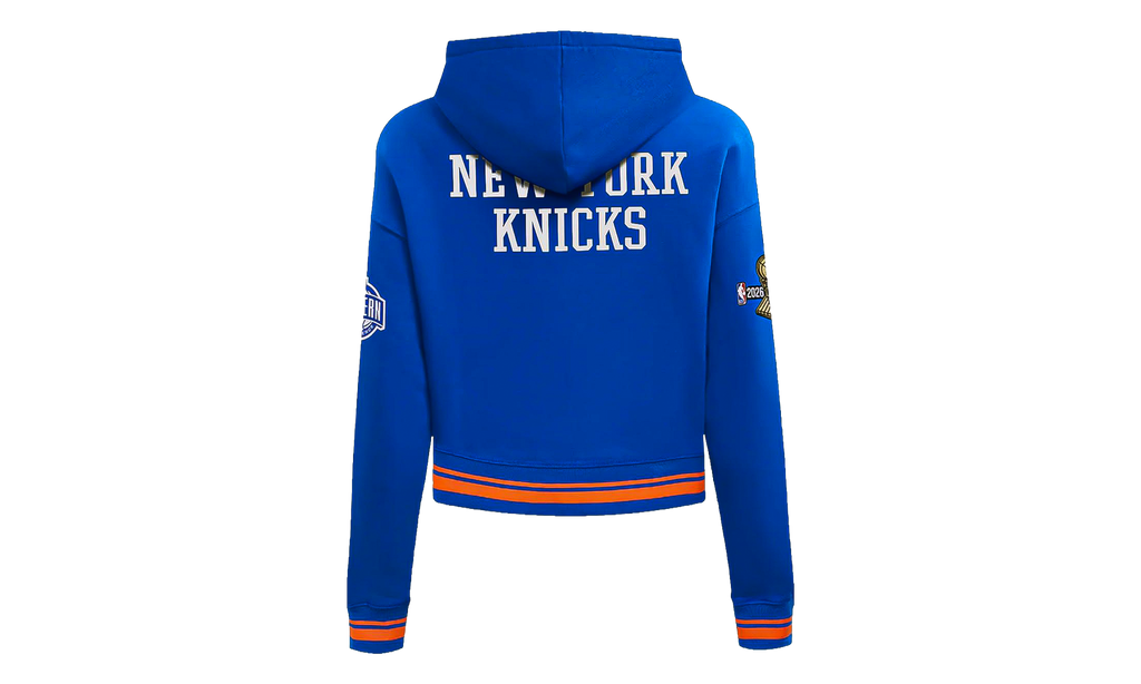 NY Knicks '26 NBA Championship Cropped Hoodie "Royal Blue" BNKC517768 ROR