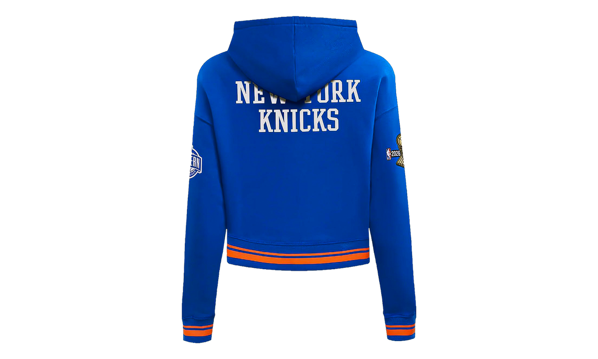 NY Knicks '26 NBA Championship Cropped Hoodie "Royal Blue" BNKC517768 ROR