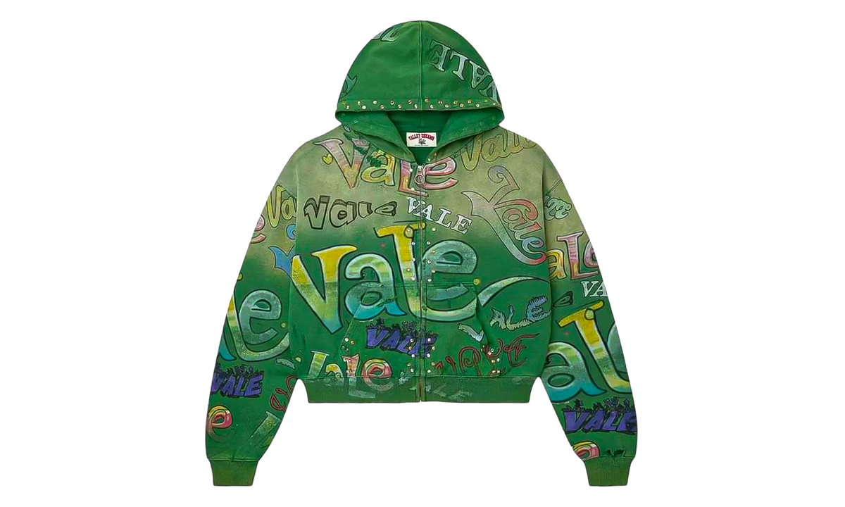 Spearmint Zip Up Hoodie "Green" VAL220