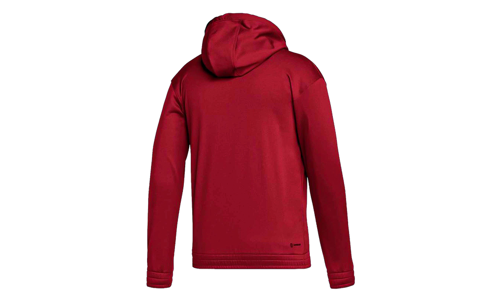 Team Issue Full-Zip Hoodie "Team Power Red / MGH Solid Grey" HI0714
