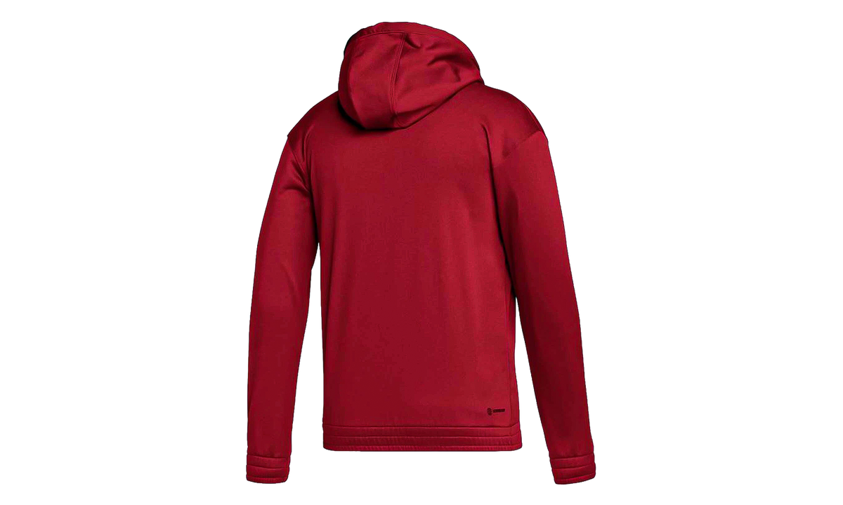 Team Issue Full-Zip Hoodie "Team Power Red / MGH Solid Grey" HI0714