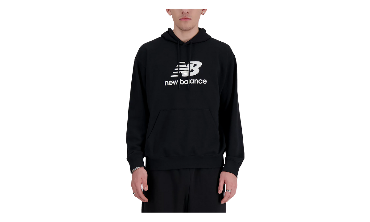 Sport Essentials Fleece Logo Hoodie "Black / White" MT41505BK