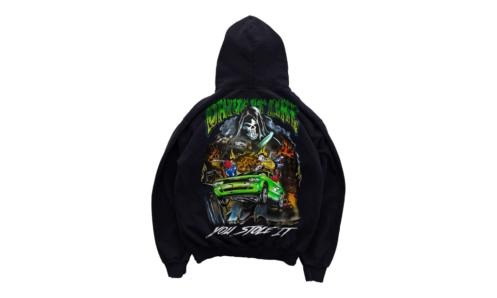 Drive Like You Stole It Hoodie "Black / Green / Multicolor" WL030