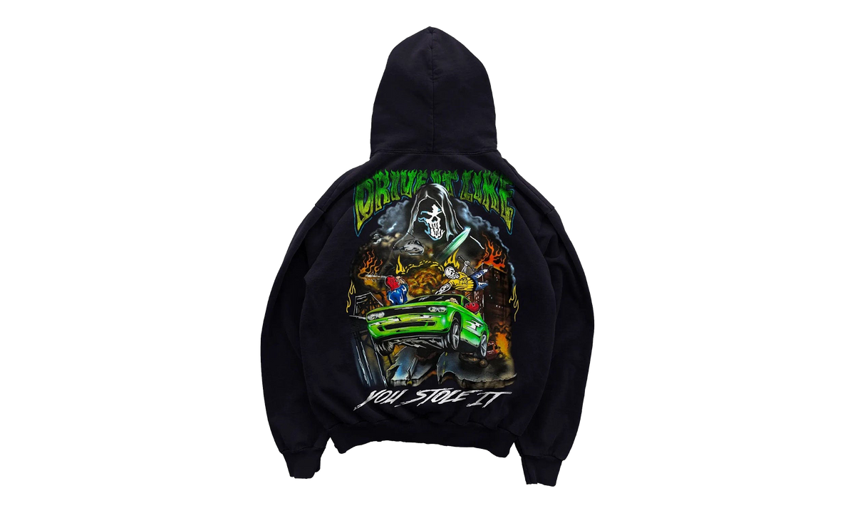 Drive Like You Stole It Hoodie "Black / Green / Multicolor" WL030
