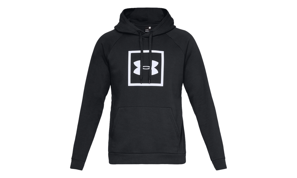 Rival Fleece Box Logo Hoodie "Black / White" 1329745 001