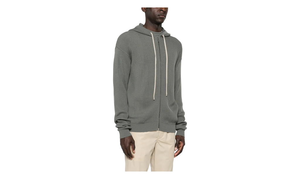 Giacca In Maglia Zipped Hoodie "Euca" RU01F2614 KWVH 35