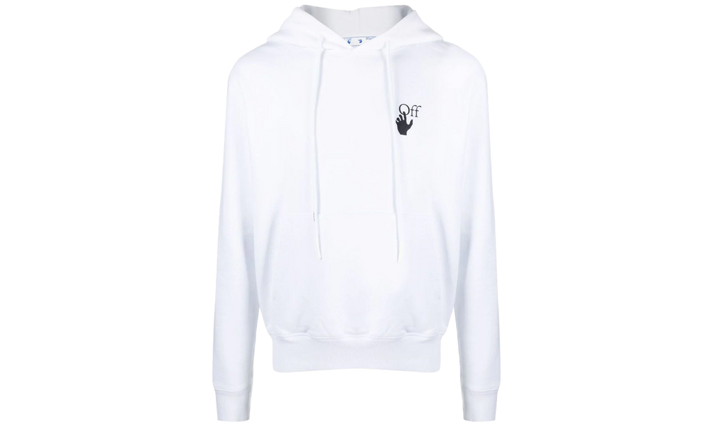 Degrade Arrow Slim Hoodie "WHITE/MULTI-COLOR" OMBB034F21FLE0020184