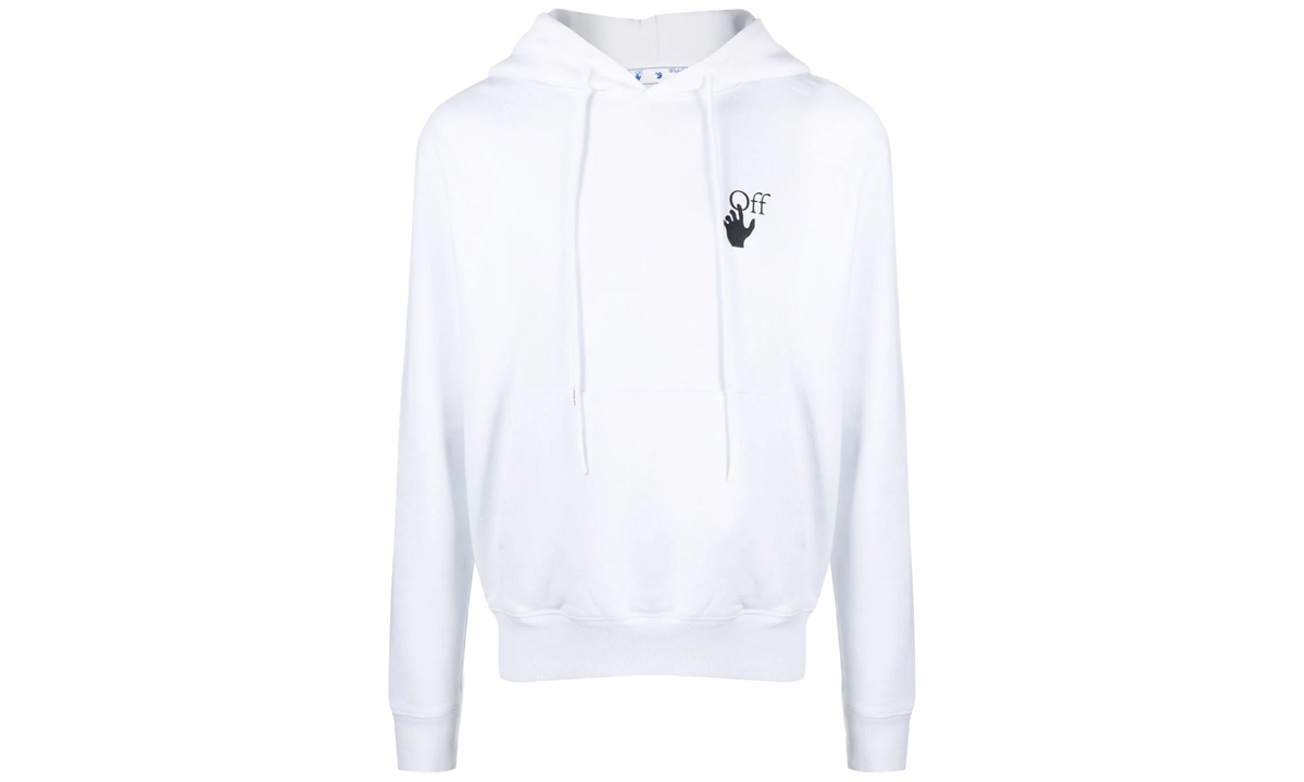 Degrade Arrow Slim Hoodie "WHITE/MULTI-COLOR" OMBB034F21FLE0020184