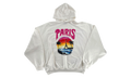 Paris Tropical Oversized Hoodie "Black" 761458 TPVM1 1569