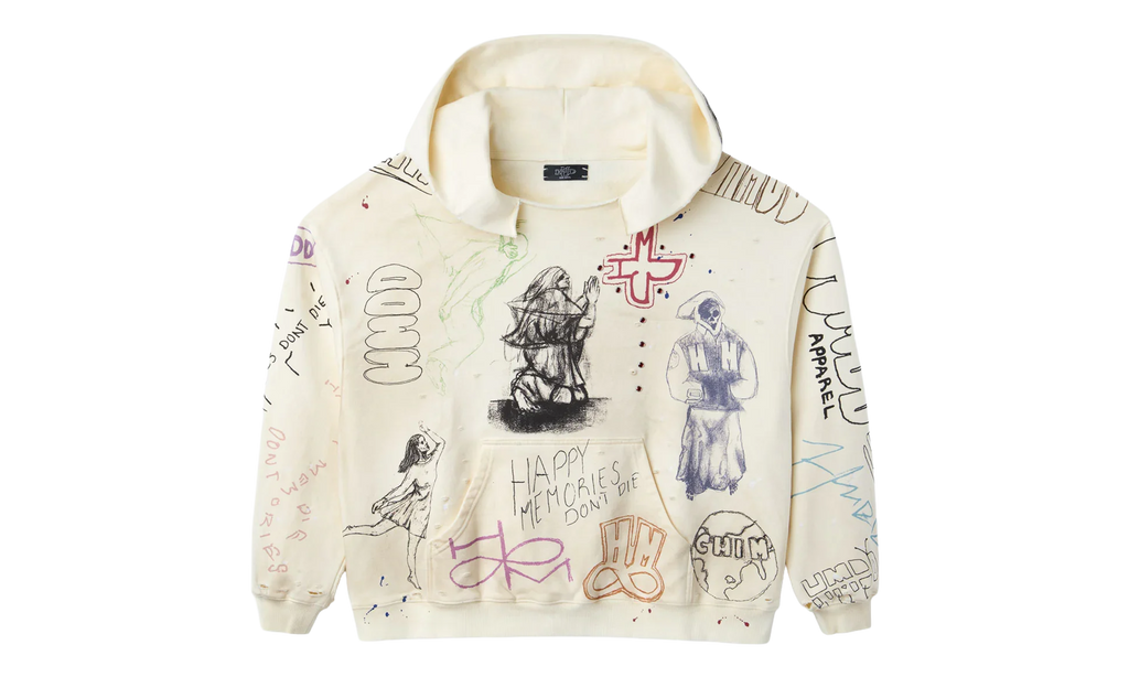 Sketch Hoodie "Cream" HMDD016