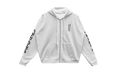 Monogram Vertical Logo Zip Up Hoodie "White" CHRM0349