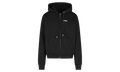 Relaxed Zip-Up Hoodie "Black" AM326JR022 0002