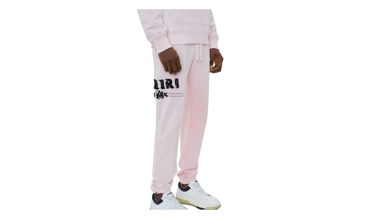 MA Bar Applique Sweatpants "Silver / Pink" SS23MJL011 379