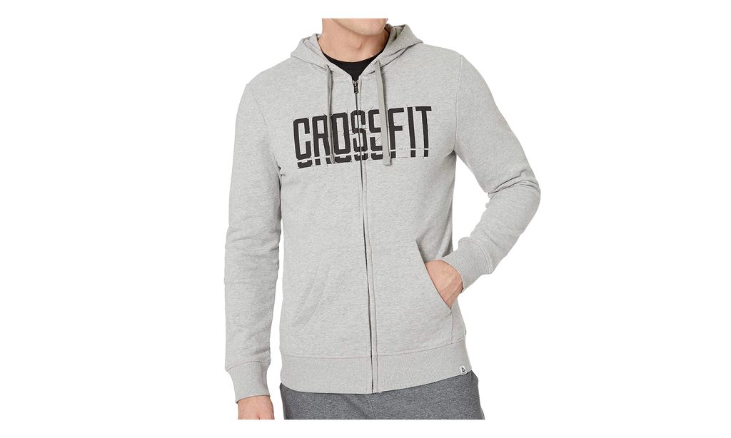 CrossFit Zip Hoodie "Medium Grey Heather" DP6207