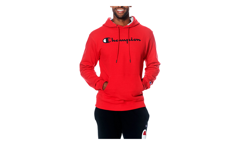 Powerblend Fleece Script Logo Hoodie "Red" GF89H Y067942WC