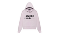 Amiri MA Bar Applique Hoodie "Silver / Pink" SS23MJL013 379