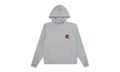EE Basic Hoodie "Heather/ Black/ Red" EE500