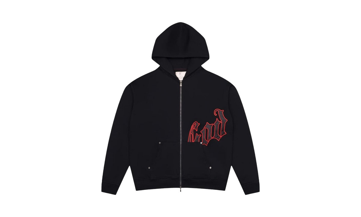 OG Logo V2 Hoodie "Black / Red Outline" XBH3XO93