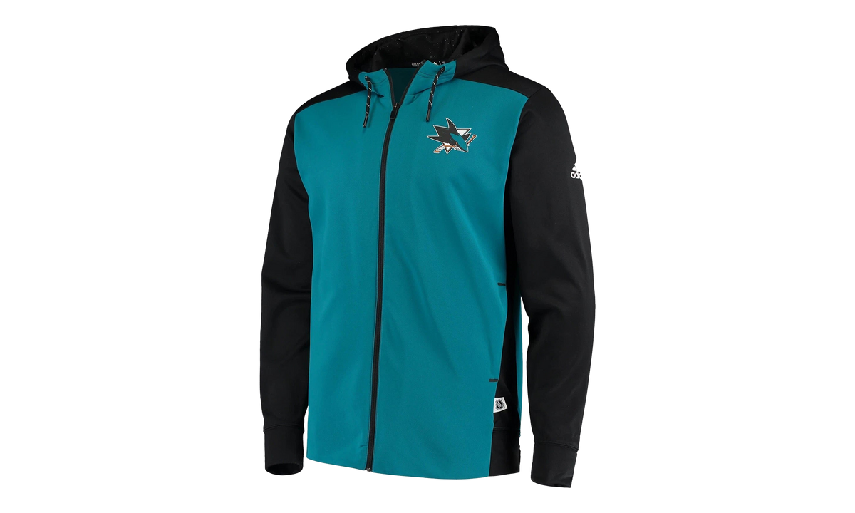 NHL San Jose Sharks Full Zip Hoodie "Teal" DN2838