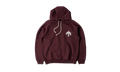 Parra Crow Logo Pullover Hoodie "Dark Burgundy" 54326
