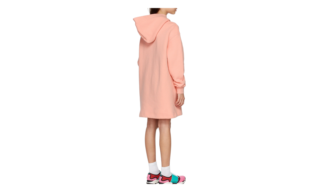 Classic Overlogo Girls Hoodie Dress "Pink White" PGDB004F22FLE0013001