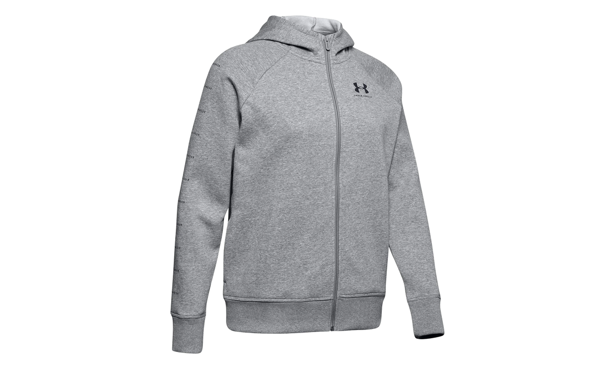 Rival Fleece Sportstyle Hoodie WMNS "Steel Medium Heather / Black" 1348559 035