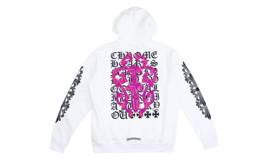 Eye Chart Dagger Hoodie "White" CHRM1897