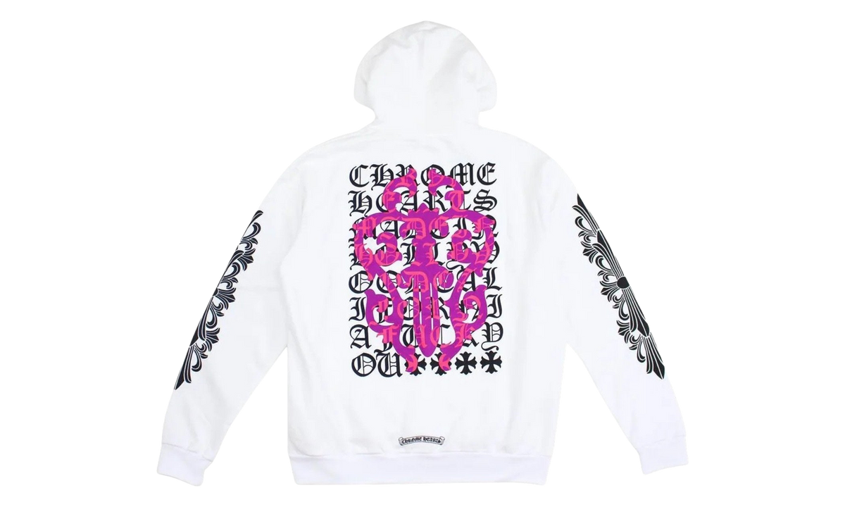 Eye Chart Dagger Hoodie "White" CHRM1897