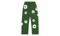 Cotton Wreath Baggy Sweatpants "Green" DT168