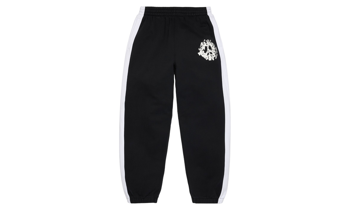 Denim U Paneled Sweatpants "Black" DT908