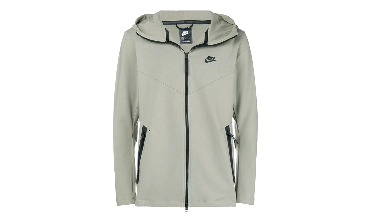 Sportswear Tech Full‑Zip Hoodie "Dark Stucco Black" AA3784 004