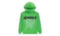 Punk V2 Rhinestone Hoodie "Bright Green" SP5der208