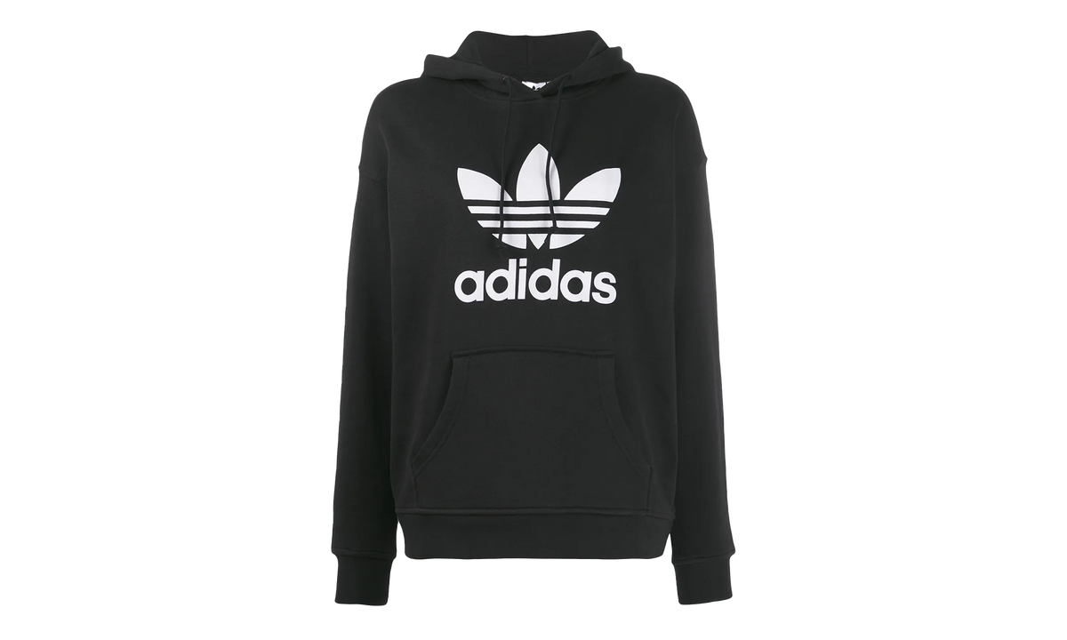 Trefoil Hoodie WMNS "Black / White" FM3307