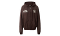 HS Logo Zip-Up Hoodie "Brown" HSR294