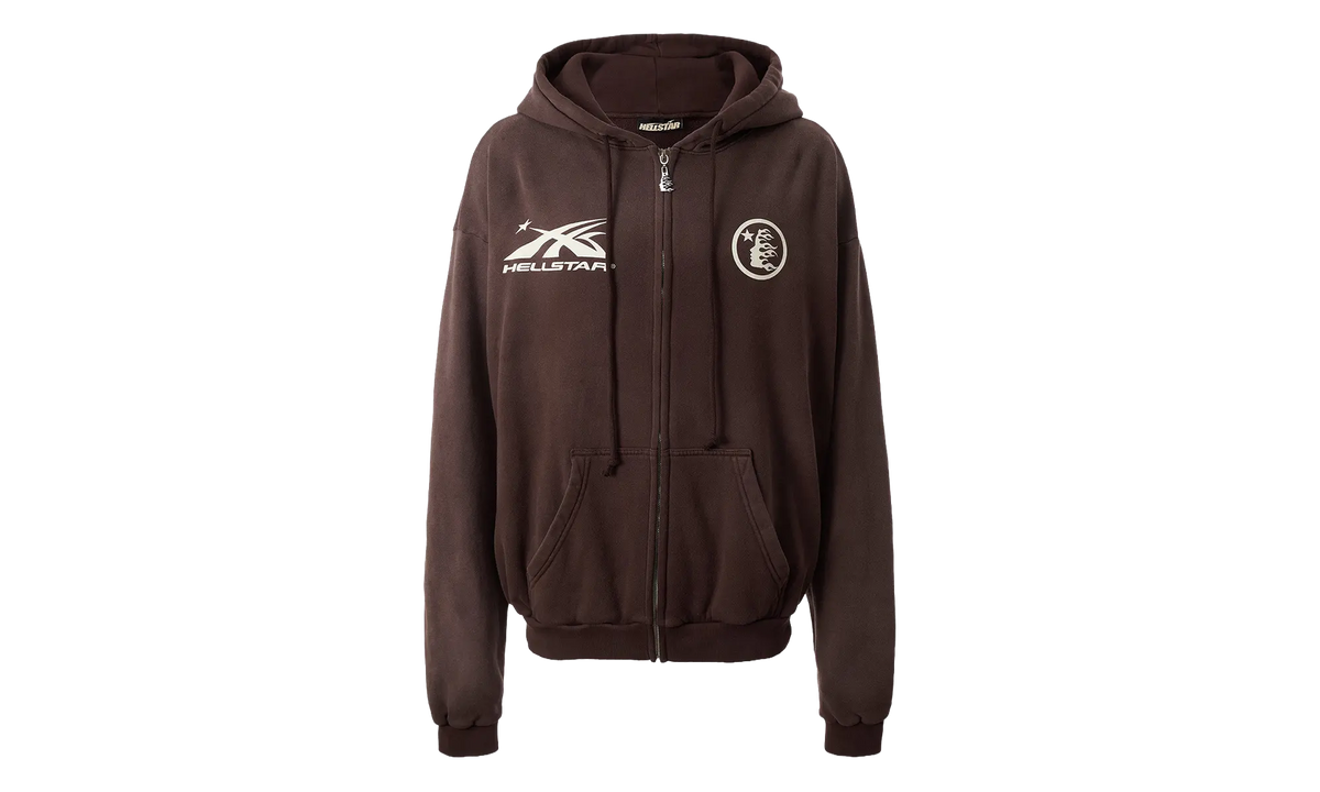 HS Logo Zip-Up Hoodie "Brown" HSR294
