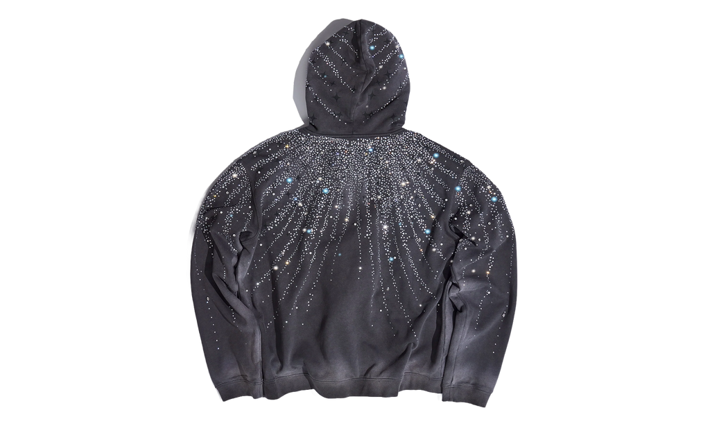 20K Stellar Diamond Hoodie "Grey / Rhinestone" BC25FWHA05 GREY