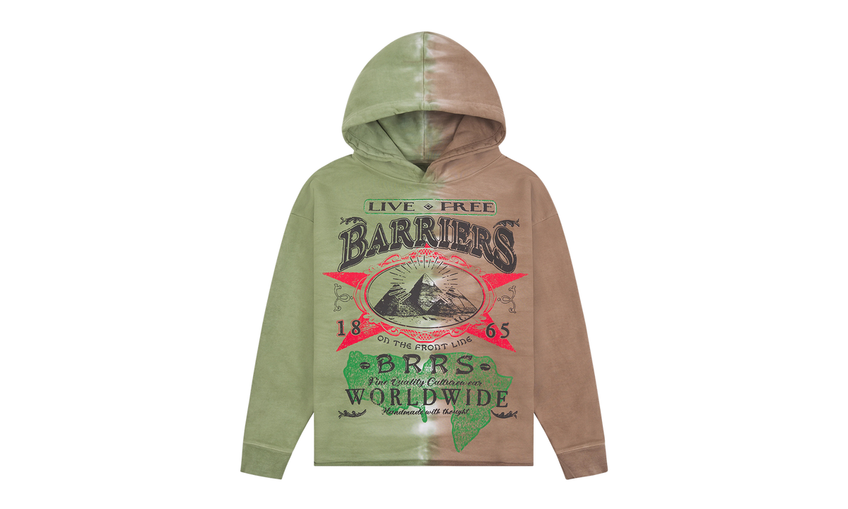 On The Front Line Hoodie "Green / Brown" BAR62