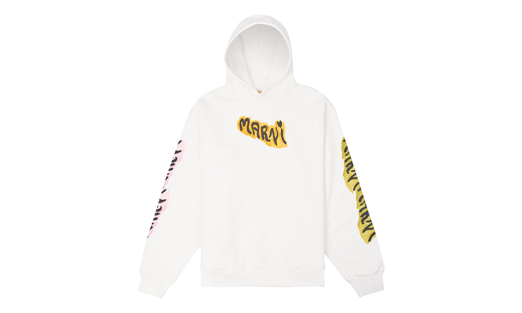 Graffiti Logo Hoodie "White" GLW02