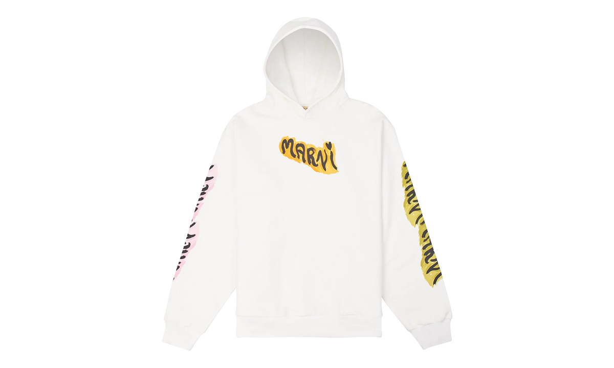 Graffiti Logo Hoodie "White" GLW02