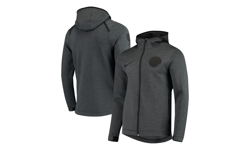 NBA Golden State Warriors Full-Zip Hoodie Jacket GS "Black" 9Z2B7BA2L WAR