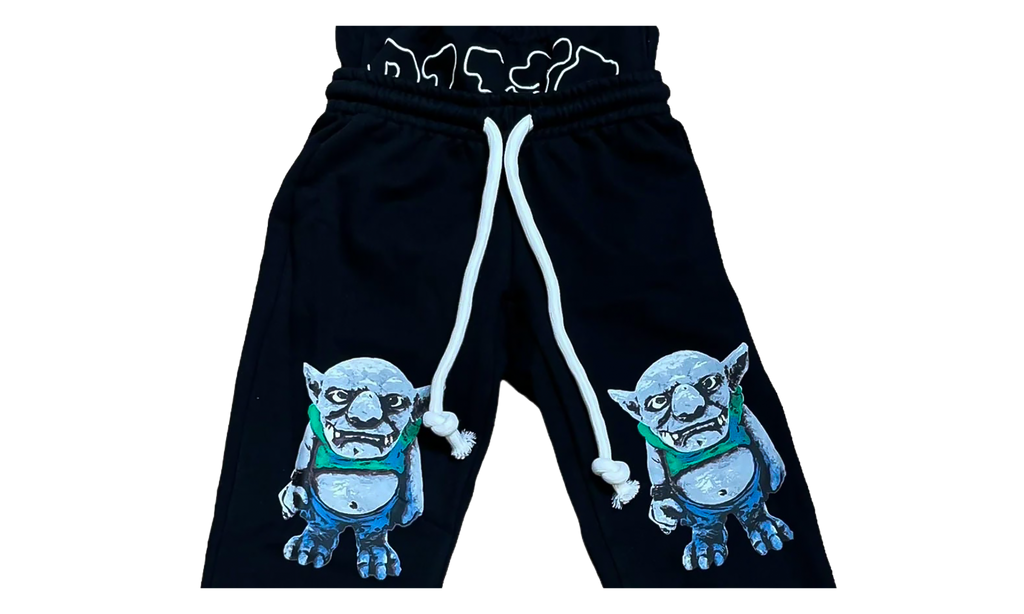 Bloated Troll Sweatpants "Black" BS014