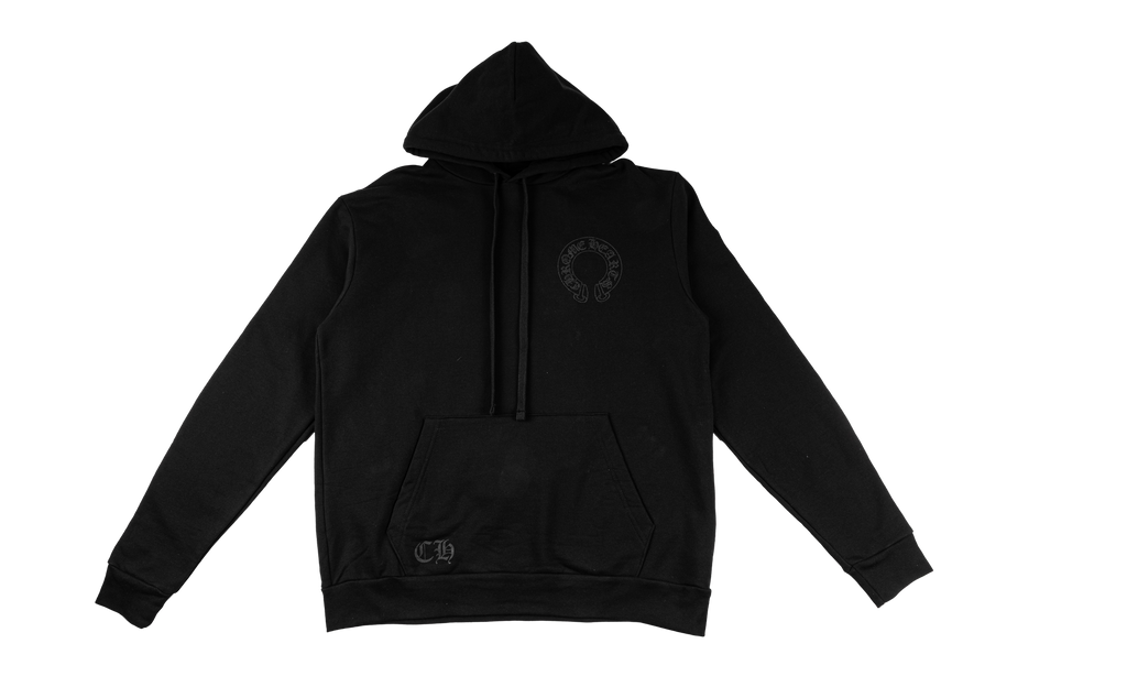 Floral Horseshoe Hoodie "Black" CHRM1566