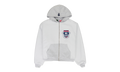 DOUBLE LAYERED HOODIE "MURD333R.FM - Grey" GUT XHDS 0007