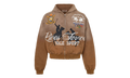 Valderbilt Zip Up Hoodie "Brown" VAL219
