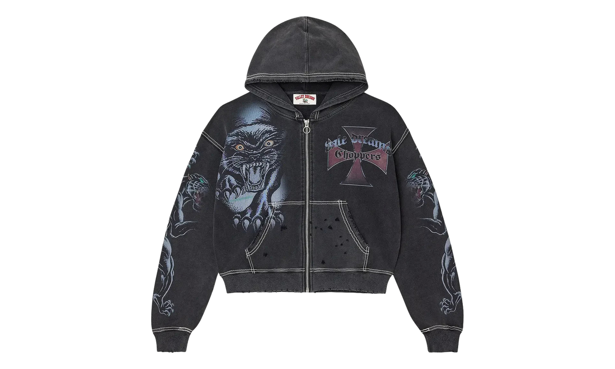 Hardy Boyz Zip Up Hoodie "Black" VAL197