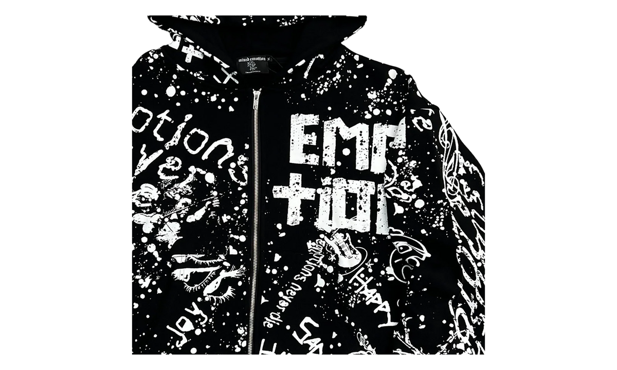 Graffiti Hoodie "Black" MIXE025