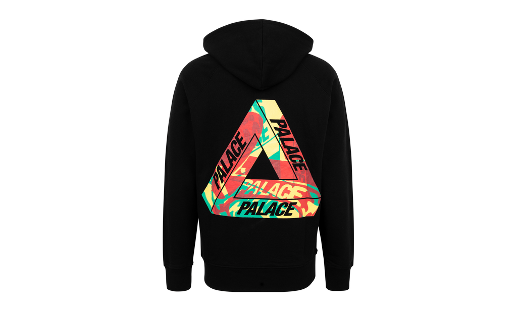 One Wave Rasta Tri-Ferg Hoodie "Black" PA0094