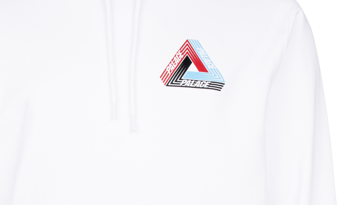 TRI-DART HOODIE "White" P19HD086