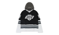 LA LC333 HOODIE "Black / White" MDR MHDS 0015