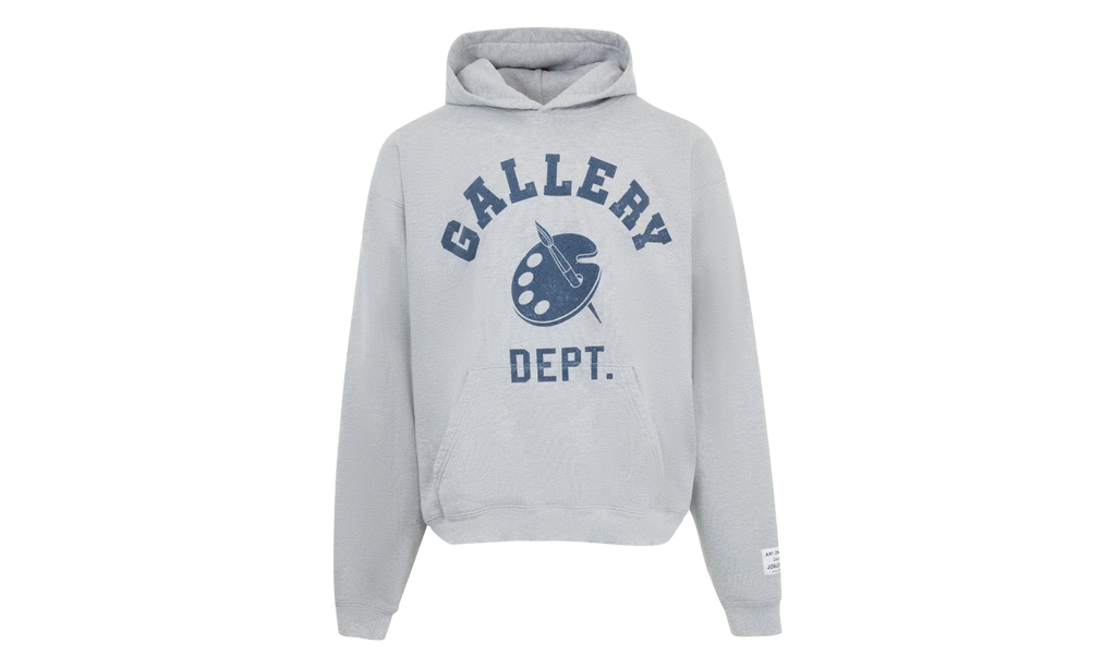 Art Dept Graphic Hoodie "Grey & Navy" GD307